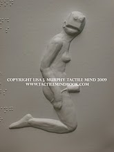 tactile mind diagram 7, by Lisa J. Murphy. Tactile picture of a woman with a strap-on. 
